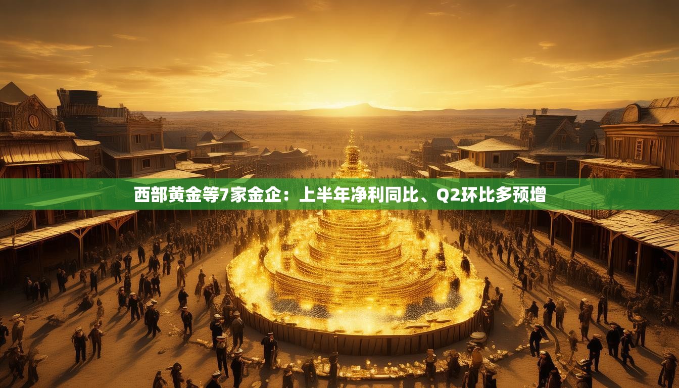西部黄金等7家金企：上半年净利同比、Q2环比多预增